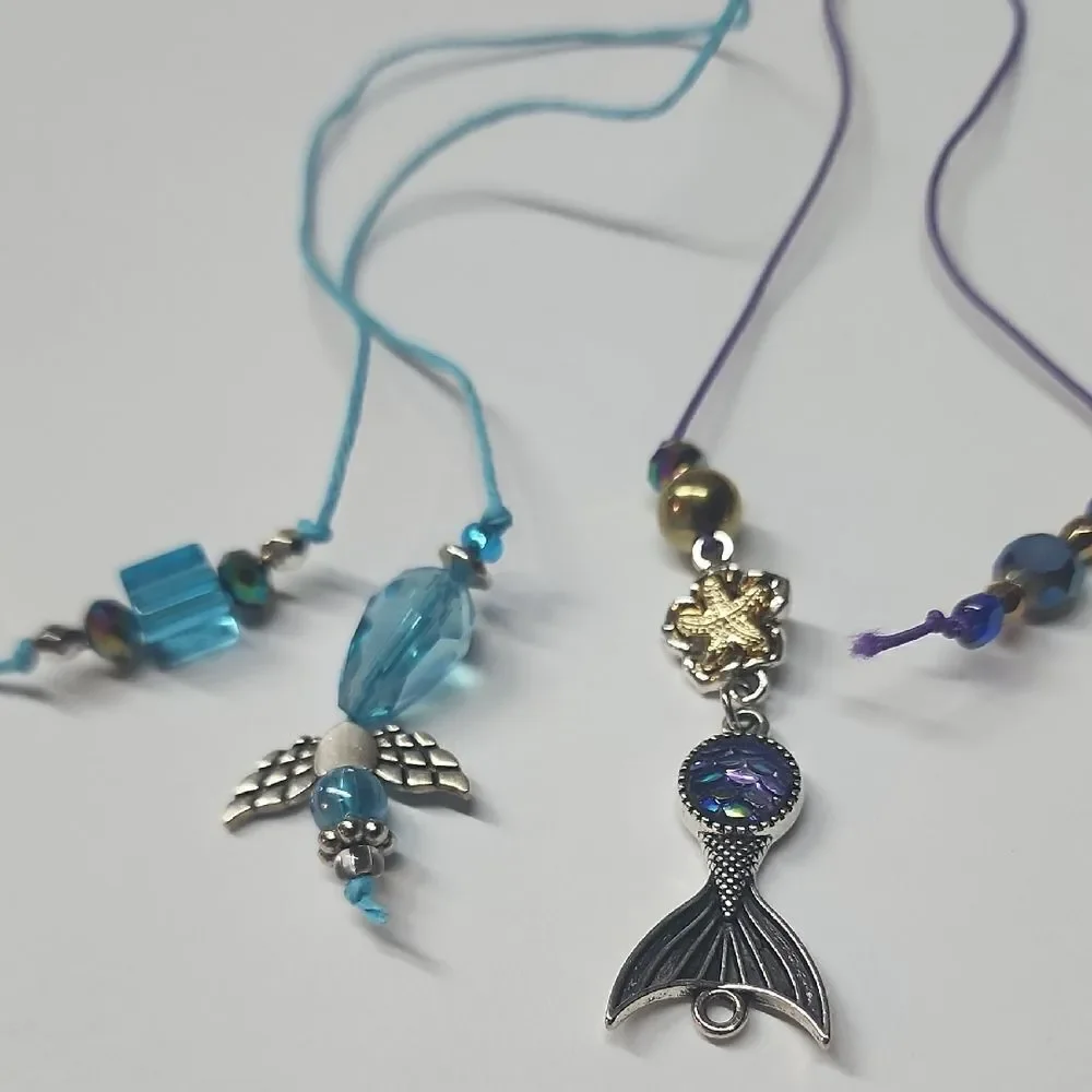 Handmade Bookmarks Mermaid Tail And Angel